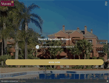 Tablet Screenshot of en.vasariresort.com